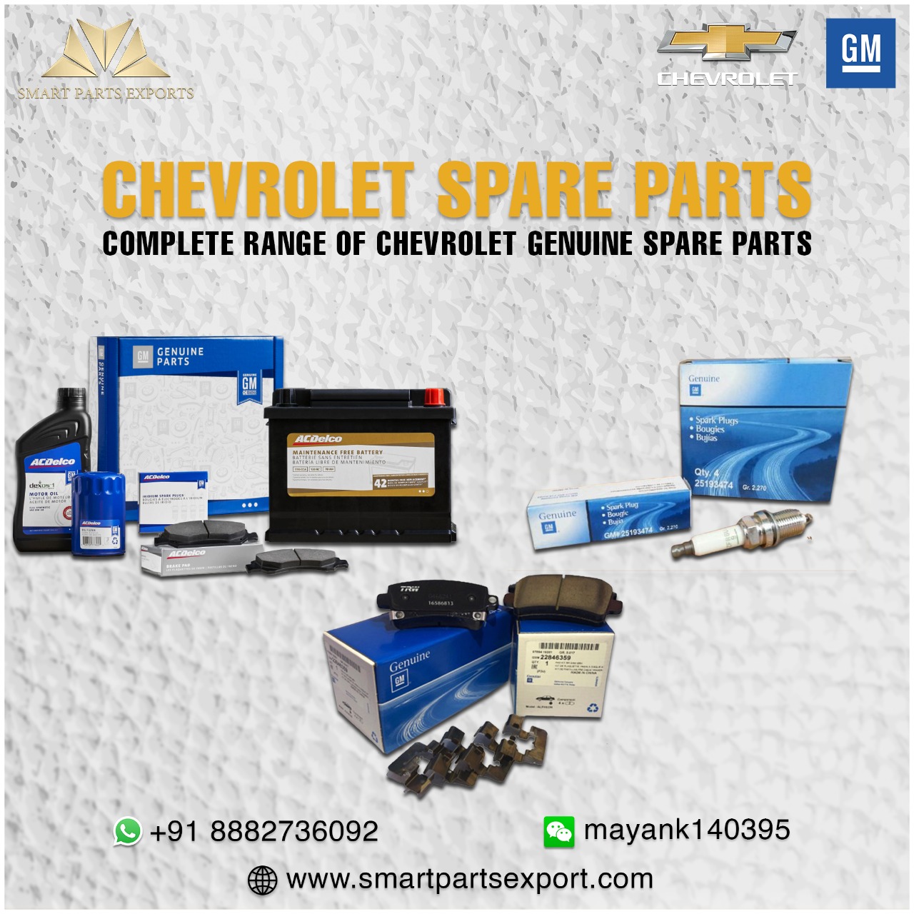Genuine Chevrolet Parts In Bolivia By An Exporter
